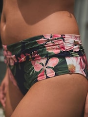 Kew Collection – Marineblau/Rosa, floral - Bikinihöschen - Image 5 of 9