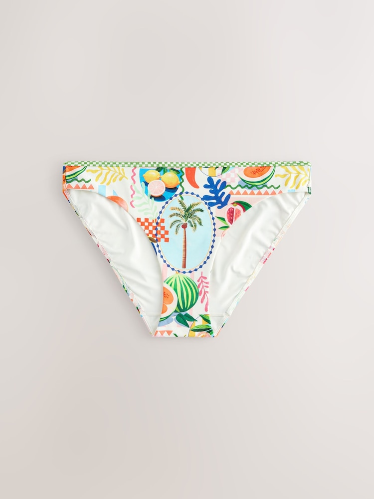 Imprimé fruit vif/tropical - Bas de bikini - Image 7 of 9