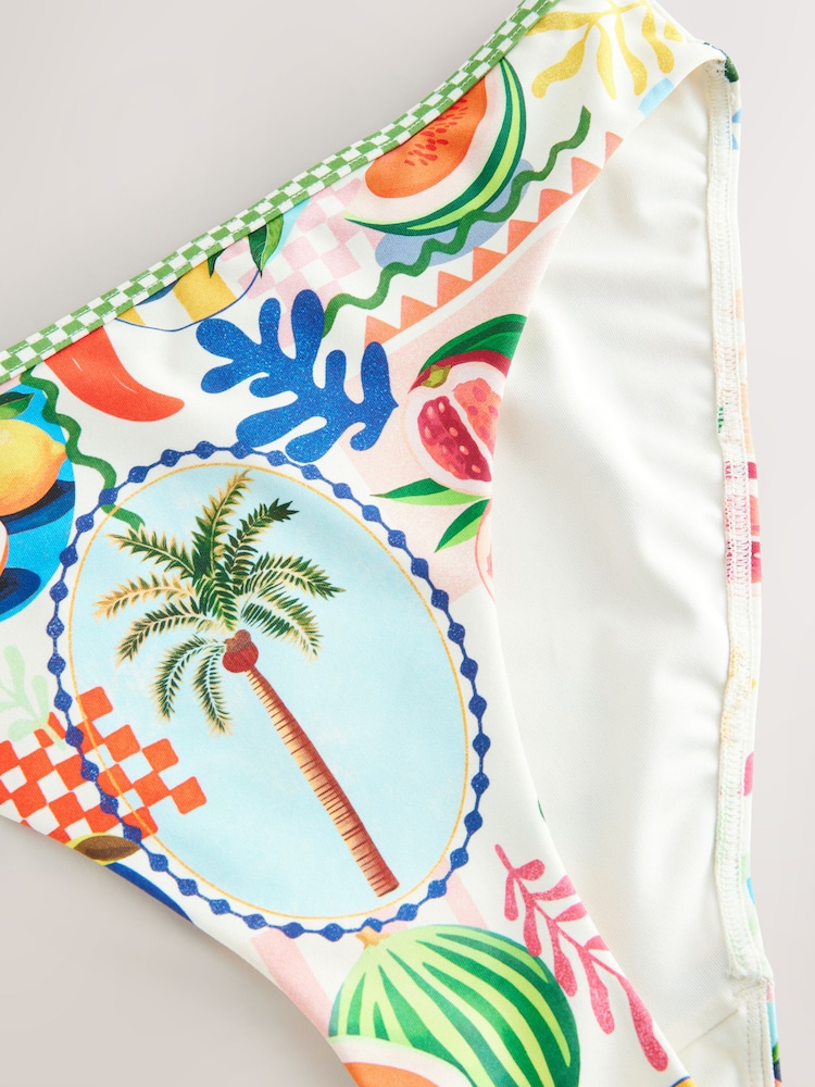 Imprimé fruit vif/tropical - Bas de bikini - Image 8 of 9