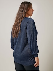 Evans V-Neck Chevron Jumper - Image 3 of 5