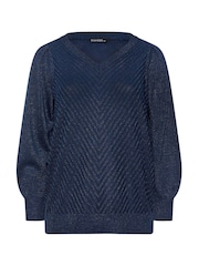 Evans V-Neck Chevron Jumper - Image 5 of 5