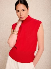 Rouge - Haut Mint Velvet sans manches - Image 2 de 7