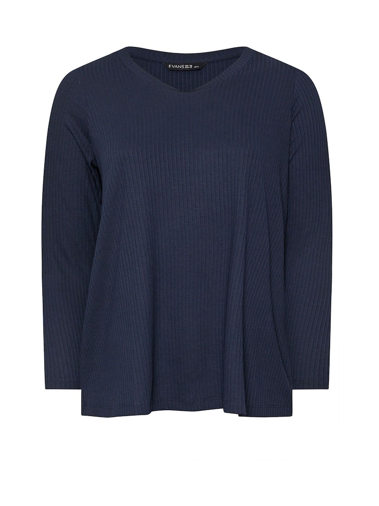 Evans Long Sleeve Modal Ribbed T-Shirt - Bild 5 von 5 Evans Long Sleeve Modal Ribbed T-Shirt - Bild 5 von 5