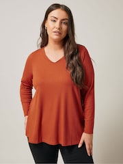 Evans Long Sleeve Modal Ribbed T-Shirt - Imagen 1 de 5