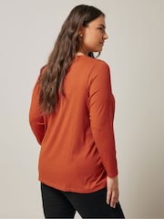 Evans Long Sleeve Modal Ribbed T-Shirt - Imagen 3 de 5