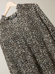 Evans Pleated Black Blouse - Image 2 of 3