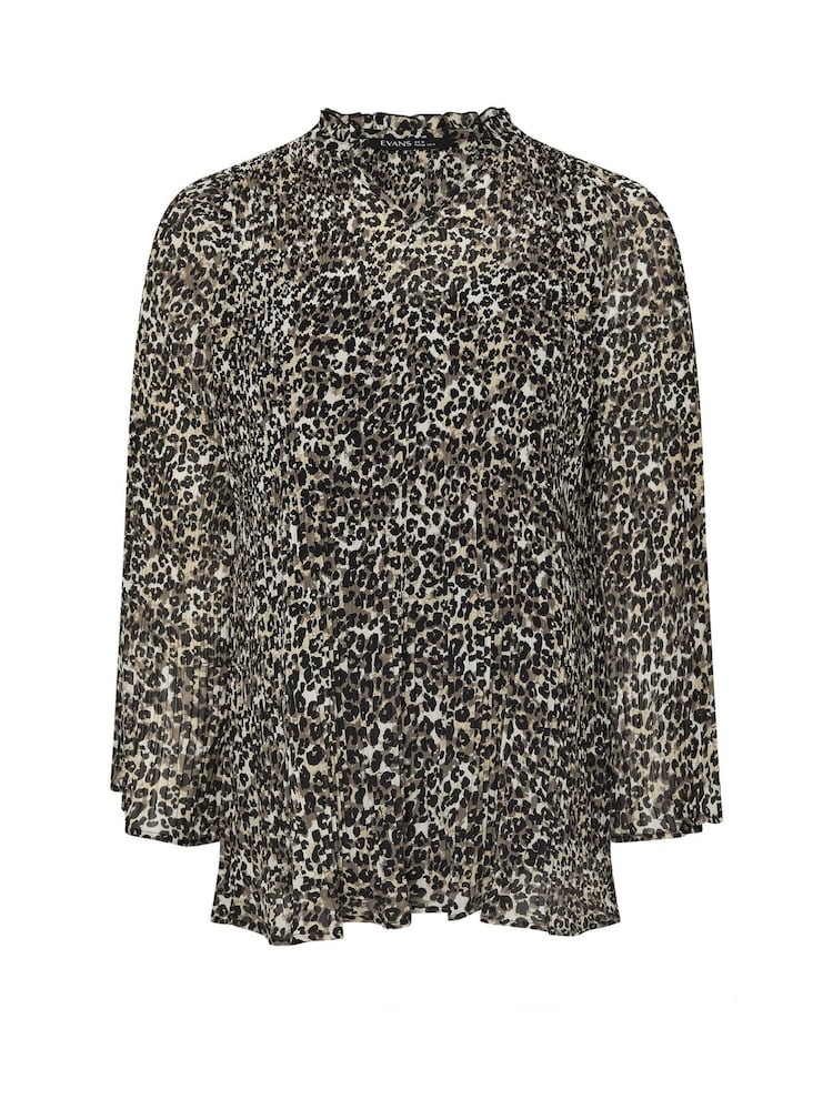 Evans Pleated Black Blouse - Image 3 of 3