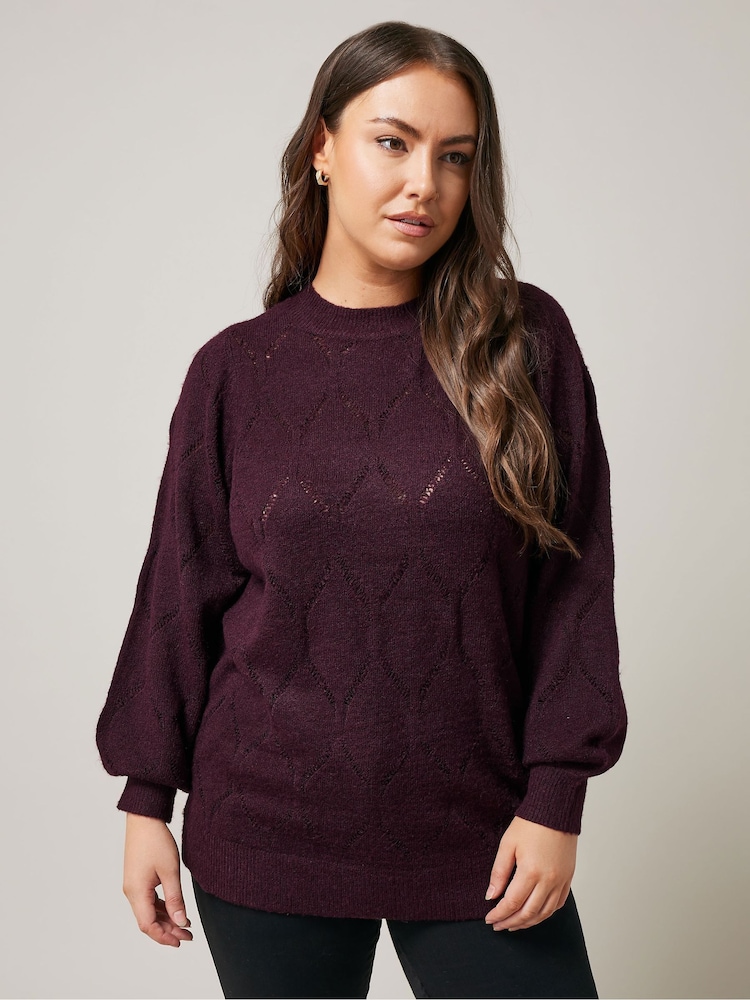 Evans Pointelle Jumper - Image 1 of 5