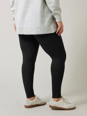 Evans Viscose Black Leggings - Image 2 of 5
