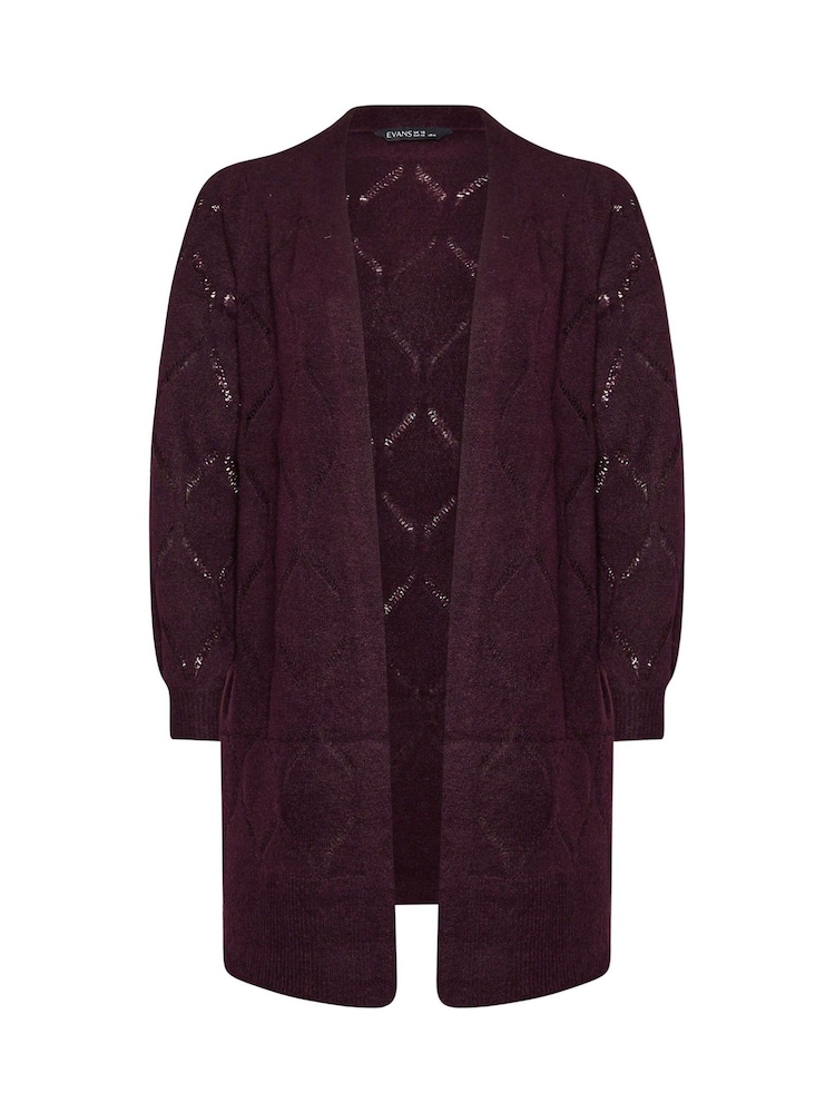 Evans Pointelle Cardigan - Image 5 of 5