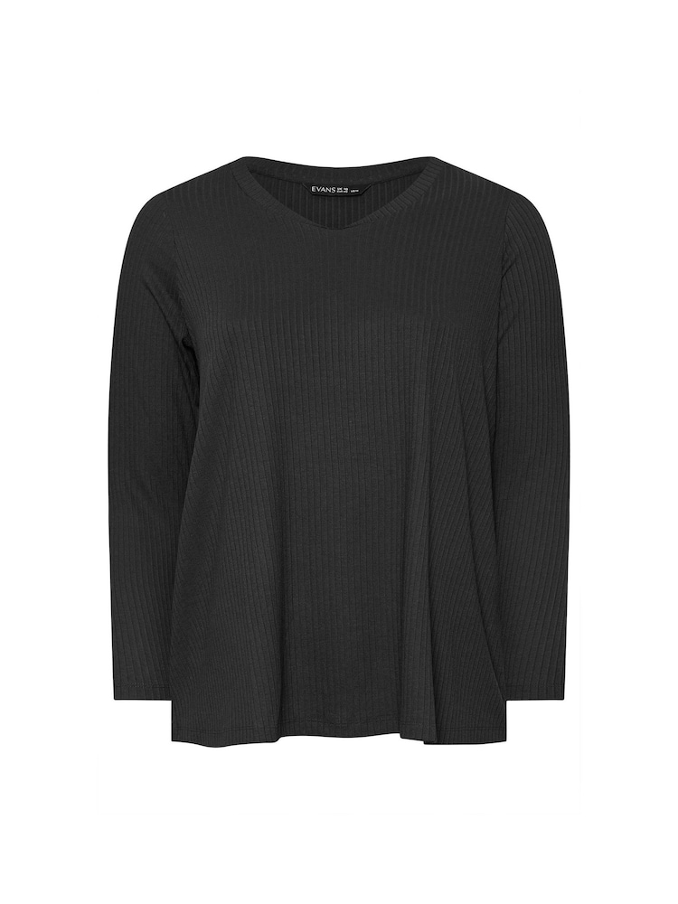 Evans Long Sleeve Modal Ribbed T-Shirt - Bild 5 von 5 Evans Long Sleeve Modal Ribbed T-Shirt - Bild 5 von 5