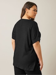 Negro - Evans Textured Seam Detail Top - Imagen 3 de 6
