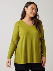 Evans Long Sleeve Modal Ribbed T-Shirt - Bild 2 von 5