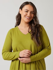 Evans Long Sleeve Modal Ribbed T-Shirt - Bild 4 von 5