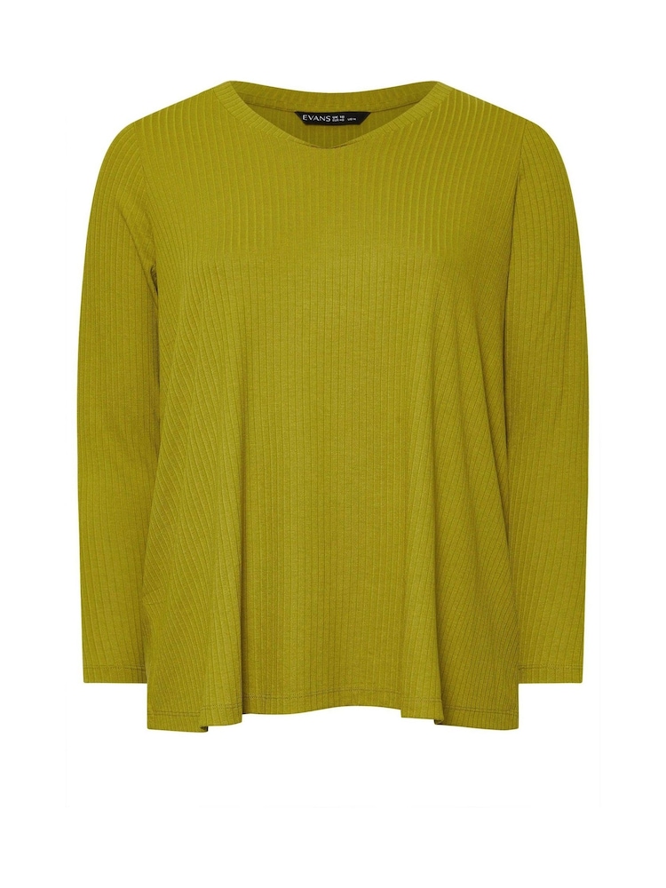 Evans Long Sleeve Modal Ribbed T-Shirt - Bild 5 von 5