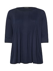 Evans 3/4 Sleeve Pintuck Top - Image 5 of 5