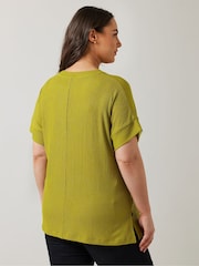 Verde - Evans Textured Seam Detail Top - Imagen 3 de 5