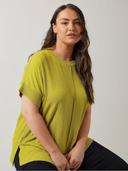 Verde - Evans Textured Seam Detail Top - Imagen 4 de 5