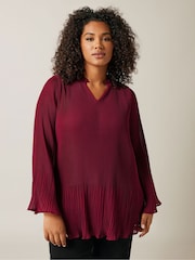 Evans Pleated Blouse - Image 1 of 5