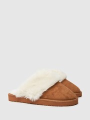 Schuh Hadley Mule Brown Slippers - Image 2 of 4