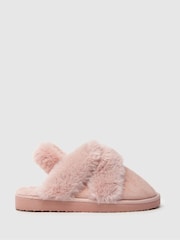 Шлепанцы из искусственного меха Schuh Harper - Image 1 of 4