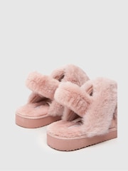 Шлепанцы из искусственного меха Schuh Harper - Image 4 of 4