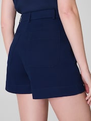 SPANX Blue SPANXsupersmooth™ Stretch Twill Short, 5" - Image 4 of 6