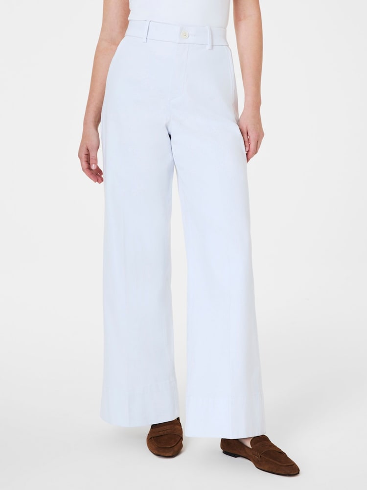 SPANXsupersmooth™ Stretch Twill Wide Leg Trousers - Image 1 of 6