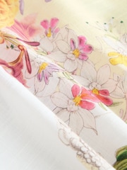 Желтый с цветами - Kew Collection 100% Cotton Lightweight Dressing Gown - Изображение 8 из 9