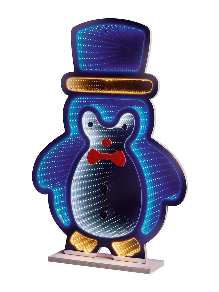 Premier Decorations Ltd Light Up Christmas Penguin Decoration - Image 1 of 1