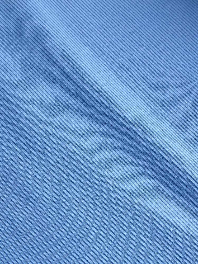 self. Blue Rib Vest Short Set Pyjamas - Image 8 of 10
