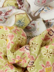 FatFace Beeble Printed Scrunchies 2 Pack - Image 2 of 2