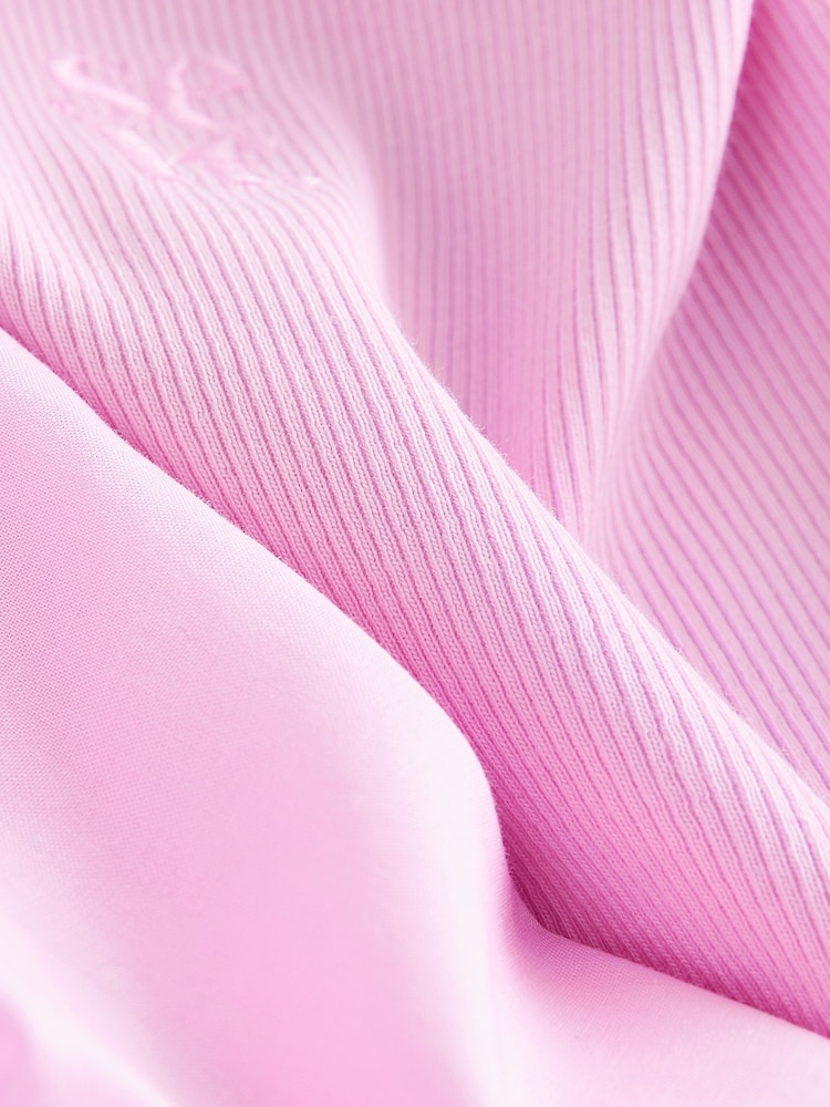 Rosa - eu. Conjunto de pijamas com colete costelado - Imagem 11 de 11