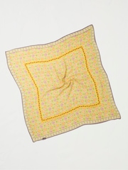 FatFace Green Beeble Printed Hair Scarf - Image 1 of 2