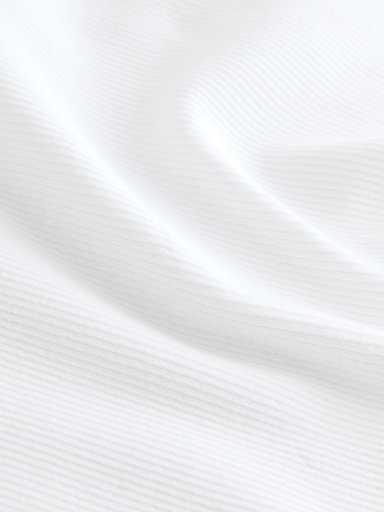 White Boxy Rib Vest (3-16yrs) - Image 3 of 4