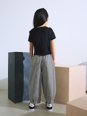 Black Textured T-Shirt (3-16yrs) - Image 2 of 6