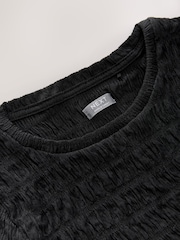 Black Textured T-Shirt (3-16yrs) - Image 5 of 6