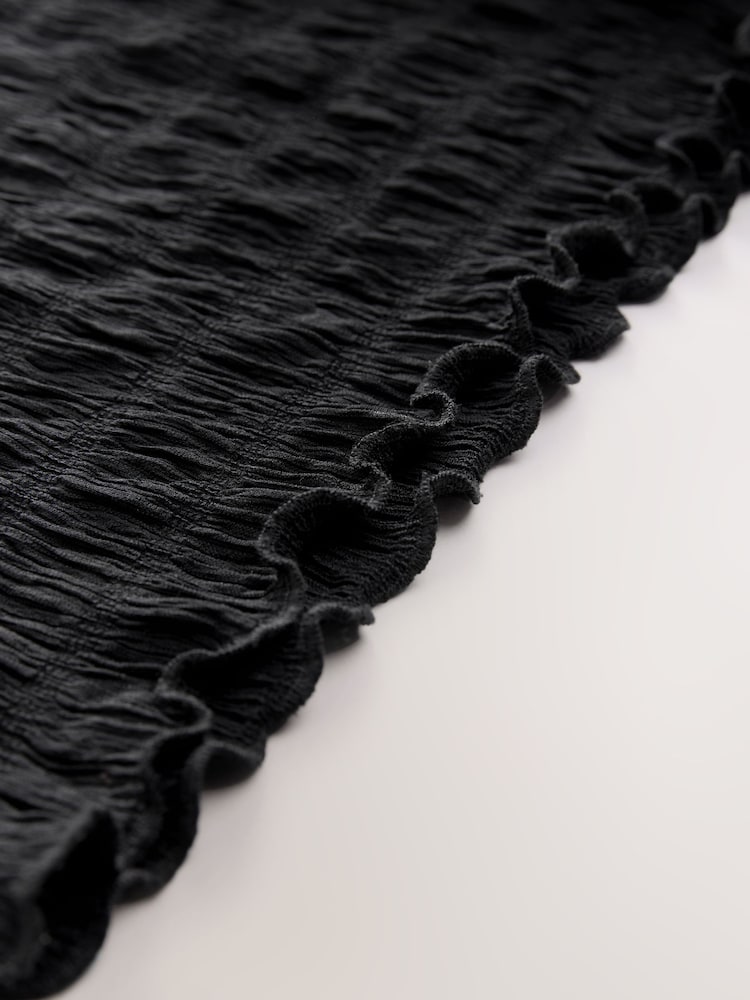 Black Textured T-Shirt (3-16yrs) - Image 6 of 6
