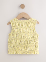 Ditsy Floral Shirred Peplum Vest (3-16yrs) - Image 2 of 4