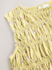 Ditsy Floral Shirred Peplum Vest (3-16yrs) - Image 3 of 4