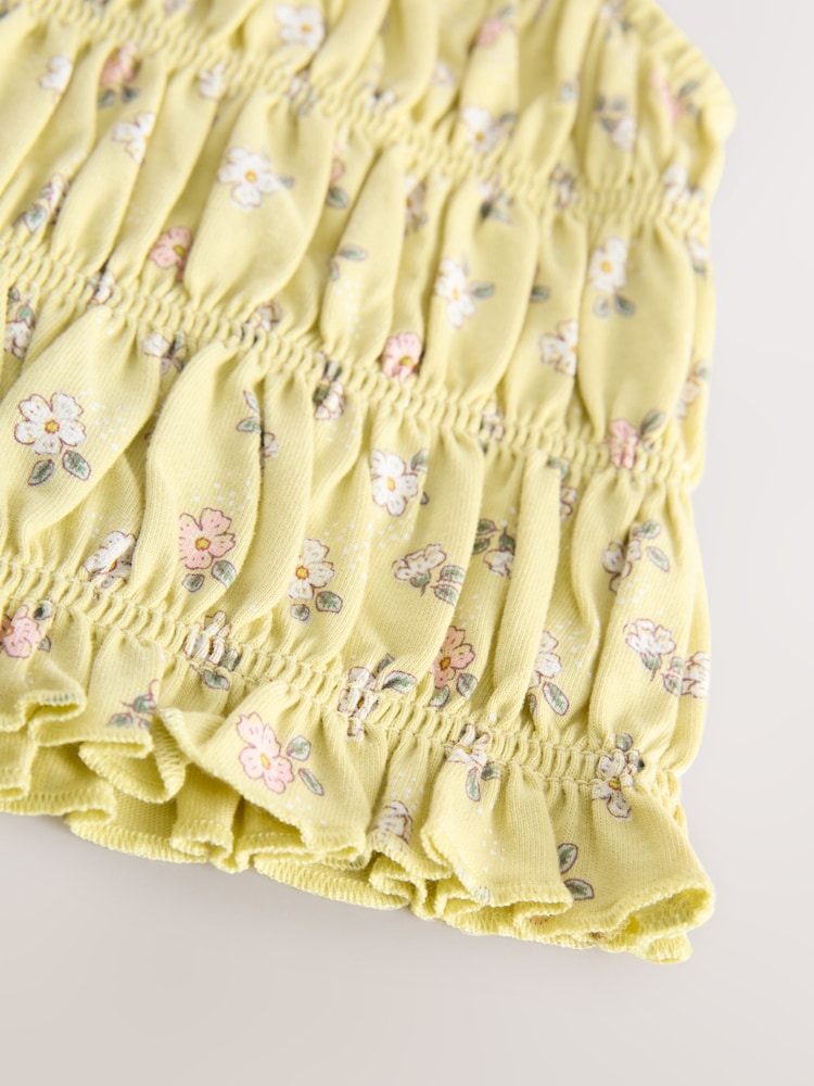 Ditsy Floral Shirred Peplum Vest (3-16yrs) - Image 4 of 4