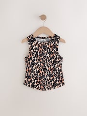Animalprint, neutral - Geripptes Trägertop (3–16 Jahre) - Image 1 of 4