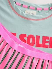 وردي فلوري - Print Cotton Short Sleeve Pyjamas - صورة 9 من 9