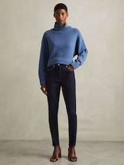 Темно-синий - обтягивающие джинсы Reiss Hattie - Изображение 6 из 7