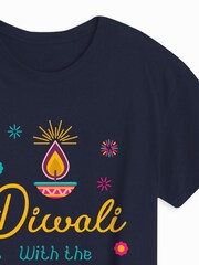 Mens Personalised Diwali 100% Cotton Pyjamas by Stitch Style - Image 2 of 4
