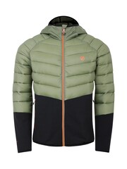 Dare 2b Mens Green Torrek Hybrid Hooded Jacket - Image 1 of 3