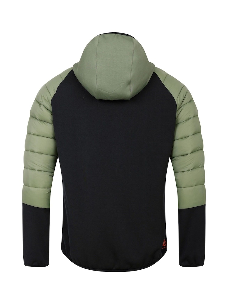Dare 2b Mens Green Torrek Hybrid Hooded Jacket - Image 3 of 3