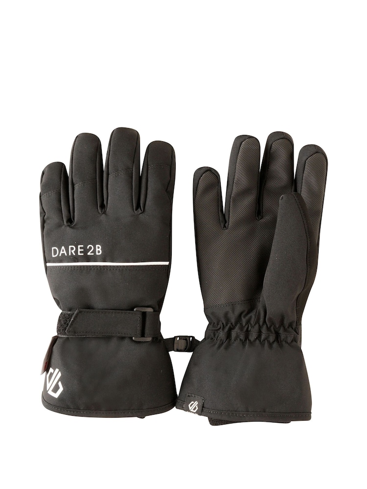 Dare 2b Kids Restart Ski Black Gloves - Image 1 of 2