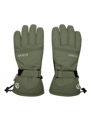Dare 2b Mens Green Worthy Waterproof Ski Gloves - Image 1 of 4
