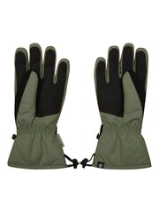 Dare 2b Mens Green Worthy Waterproof Ski Gloves - Image 3 of 4